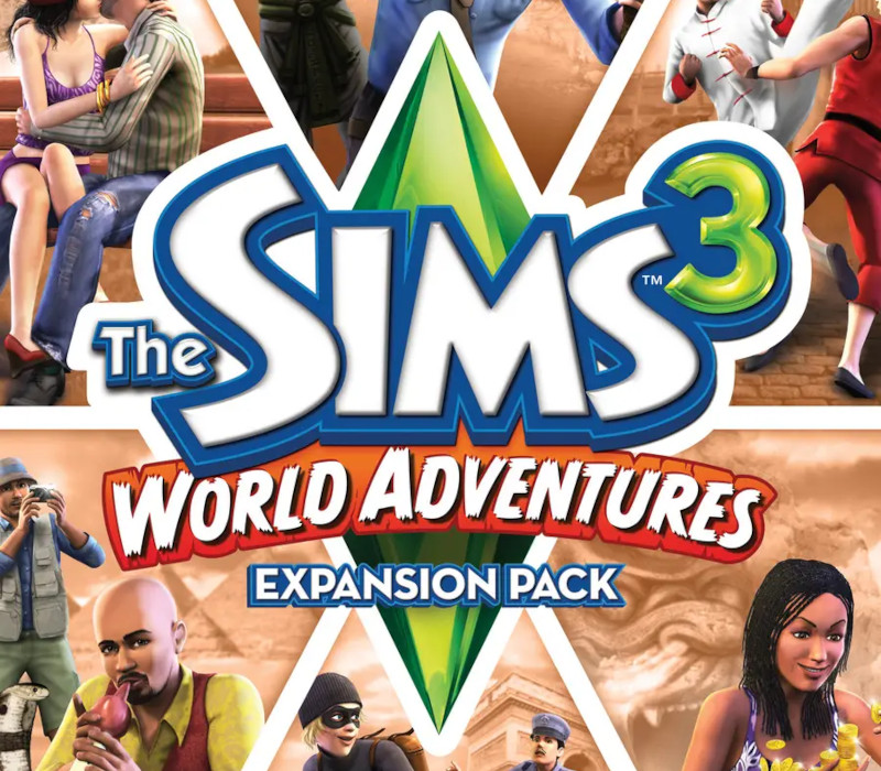 The Sims 3 - World Adventures DLC EA App CD Key Logo