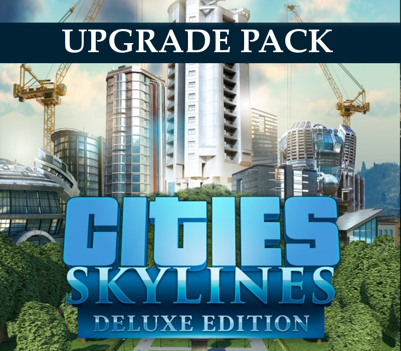 Cities: Skylines - Deluxe Edition Upgrade Pack DLC PC Steam CD Key Logo