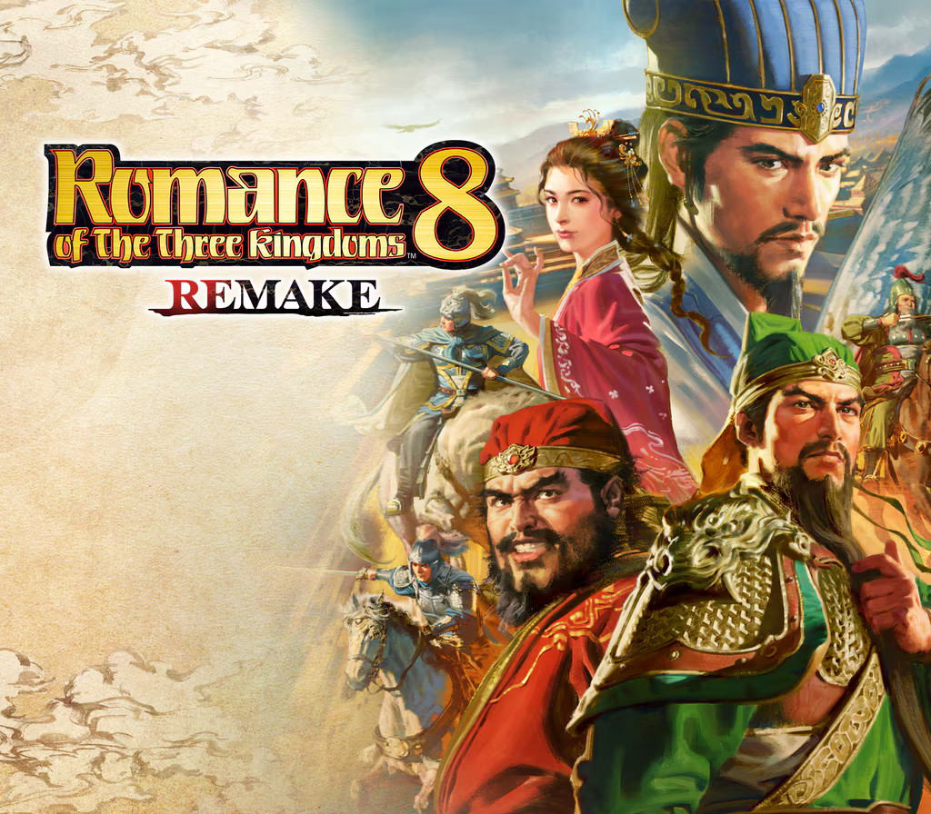 Romance of the Three Kingdoms 8 Remake + Destiny and Strategy Expansion Pack DLC PC Steam CD Key Logo