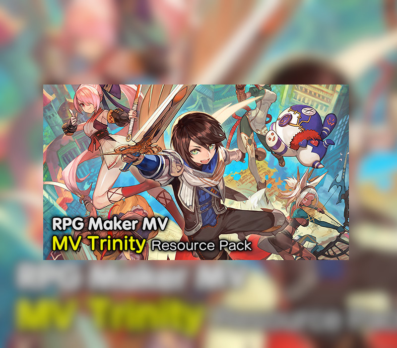 RPG Maker MV - MV Trinity Resource Pack DLC Steam CD Key Logo