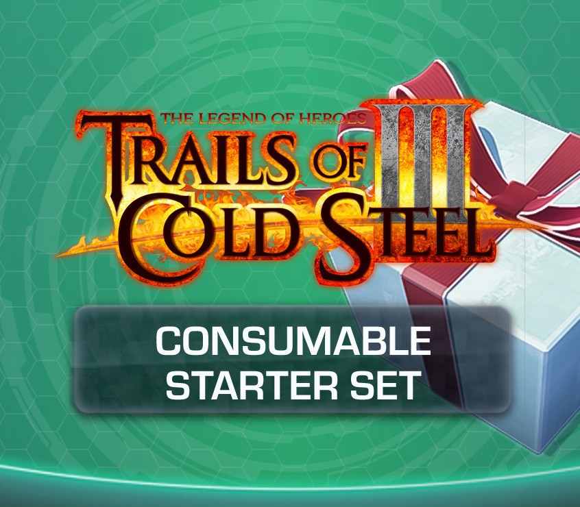 The Legend of Heroes: Trails of Cold Steel III - Consumable Starter Set DLC Steam CD Key Logo
