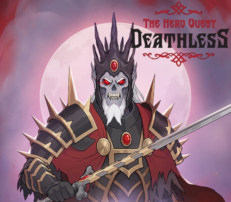 Deathless. The Hero Quest PC Steam CD Key Logo