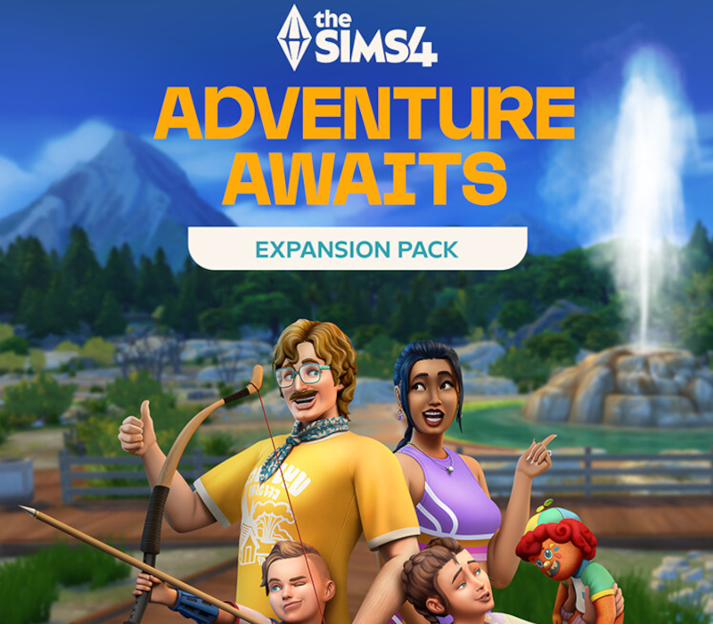 The Sims 4 - Adventure Awaits Expansion Pack DLC PC EA App CD Key Logo