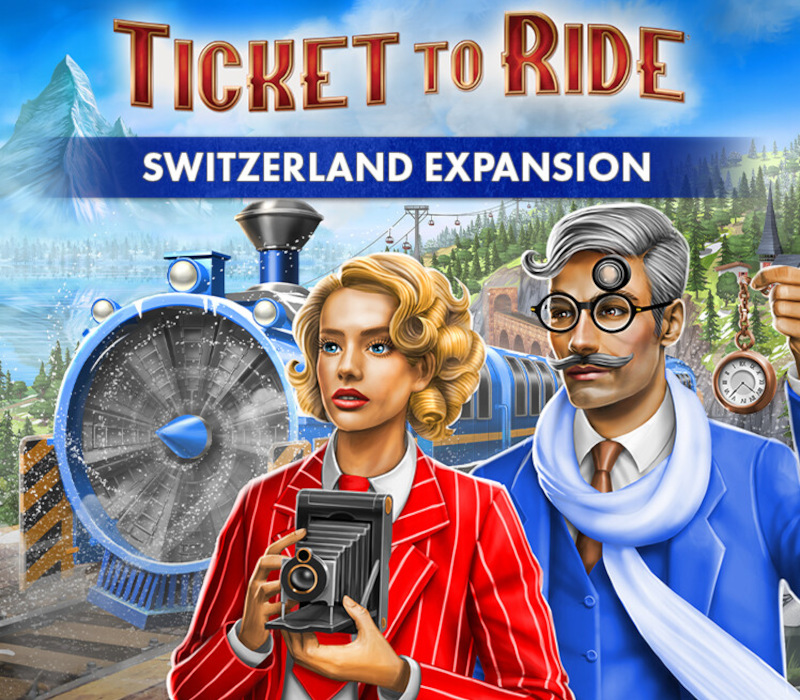 Ticket to Ride - Switzerland Expansion DLC PC Steam CD Key Logo