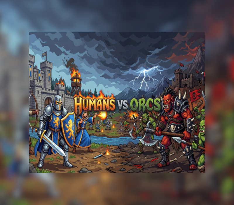 Humans Vs Orcs PC Steam CD Key Logo
