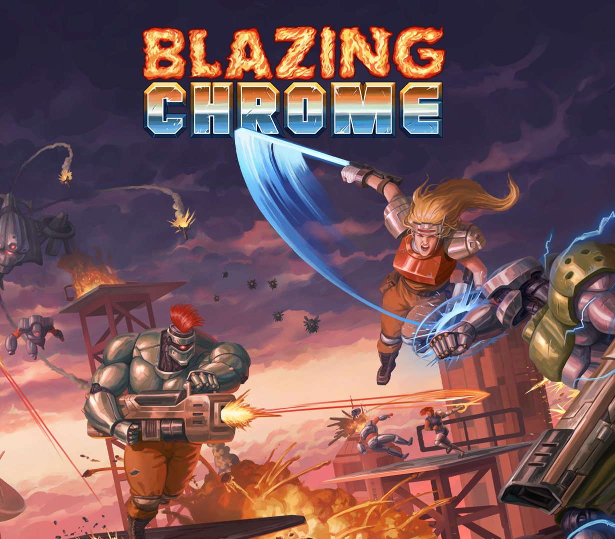 Blazing Chrome Steam CD Key Logo