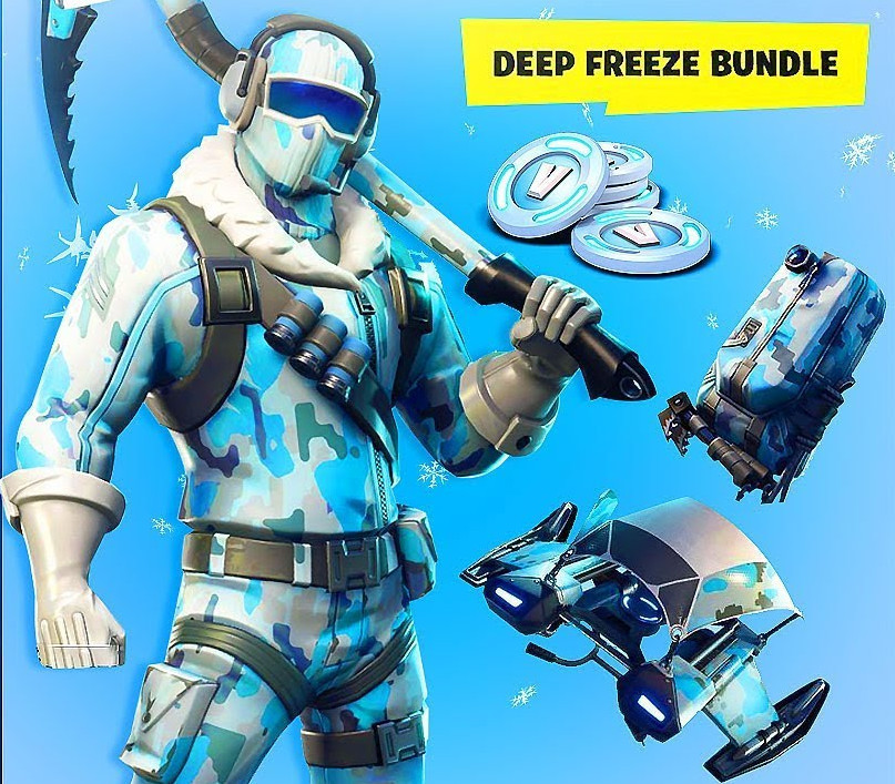 Fortnite Deep Freeze Bundle EU PS4 CD Key Logo