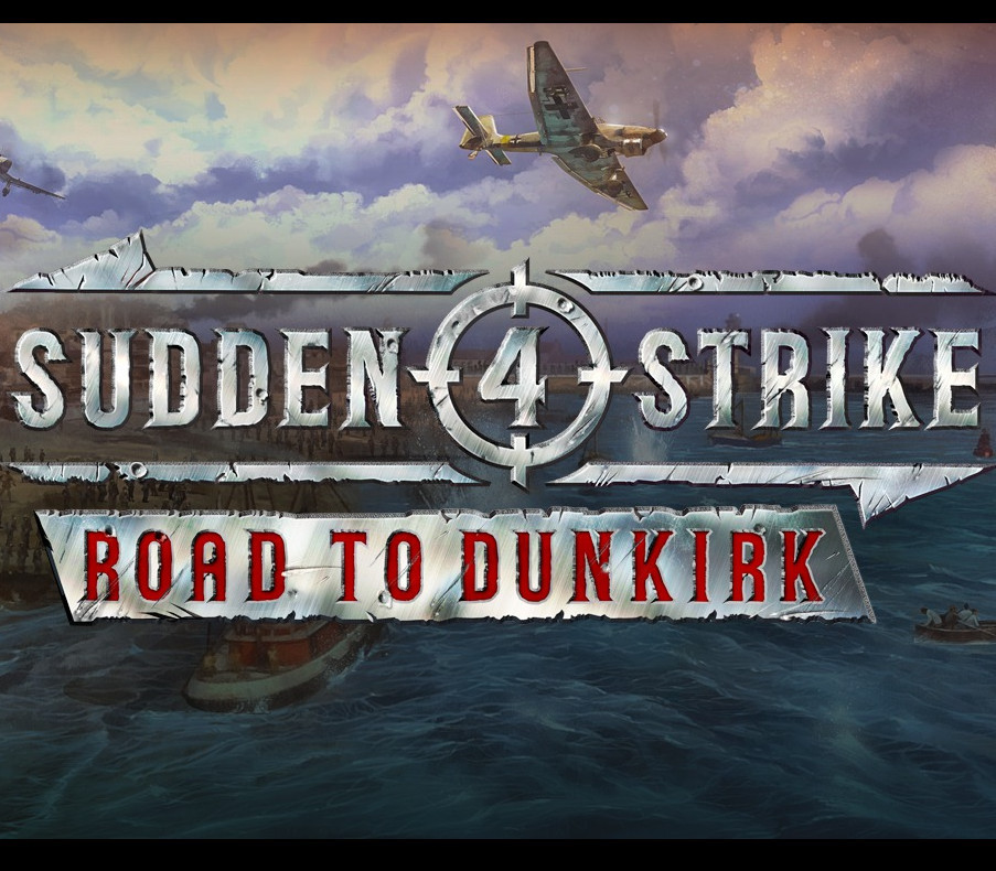 Sudden Strike 4 - Road to Dunkirk DLC PC Steam CD Key Logo