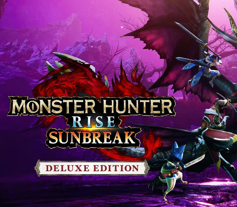 MONSTER HUNTER RISE + Sunbreak Deluxe Edition DLC PC Steam CD Key Logo