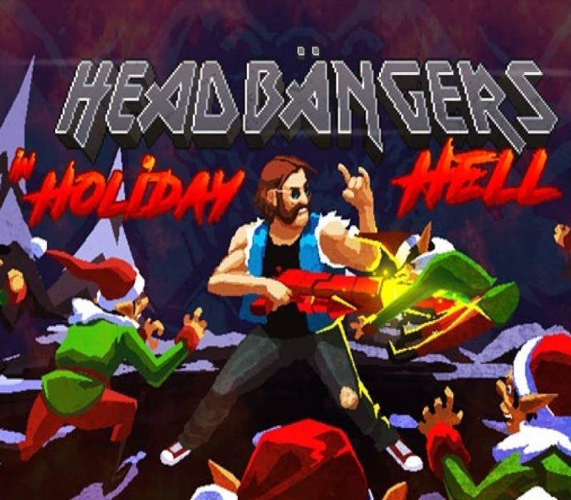 Headbangers in Holiday Hell Steam CD Key Logo