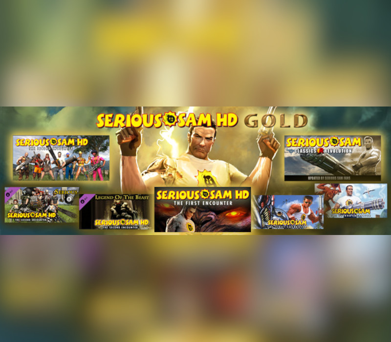 Serious Sam HD Gold Collection 2017 Steam CD Key Logo