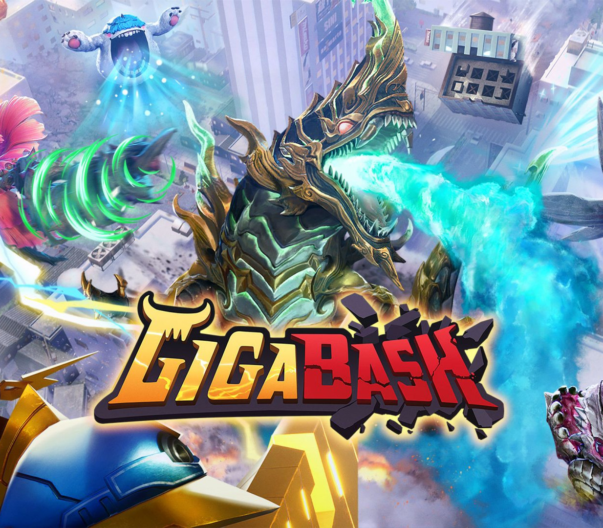 GigaBash Steam CD Key Logo