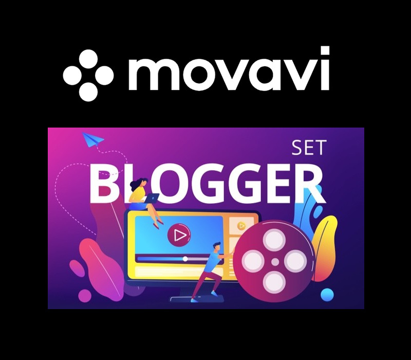 Movavi Video Editor Plus 2021 Effects - Blogger Set Steam CD Key Logo