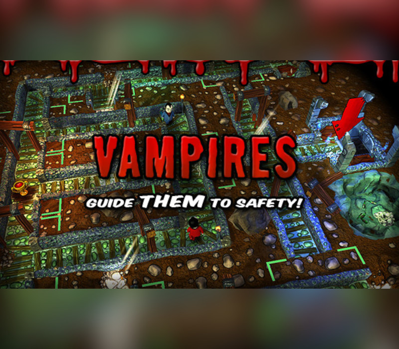 Vampires: Guide Them to Safety! Steam CD Key Logo