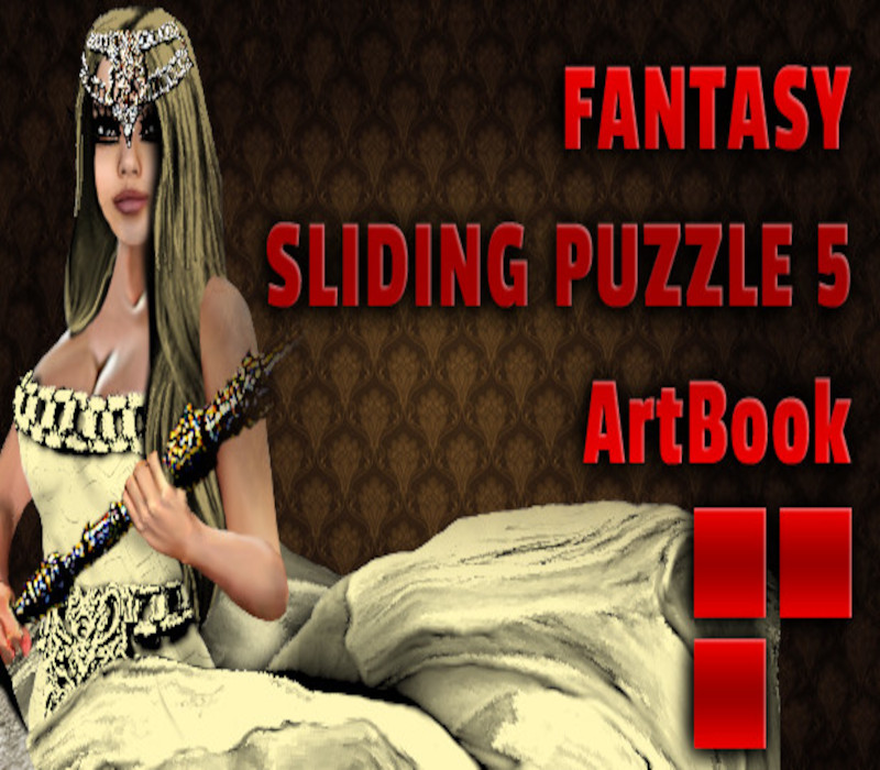 Fantasy Sliding Puzzle 5 - ArtBook DLC Steam CD Key Logo