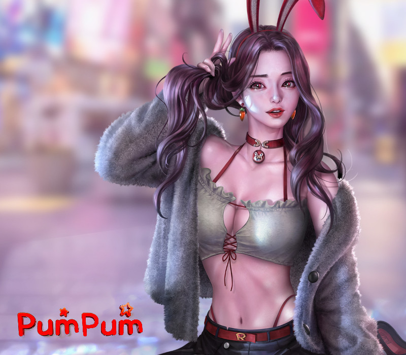 PumPum - +4 Girls Pack DLC PC Steam CD Key Logo
