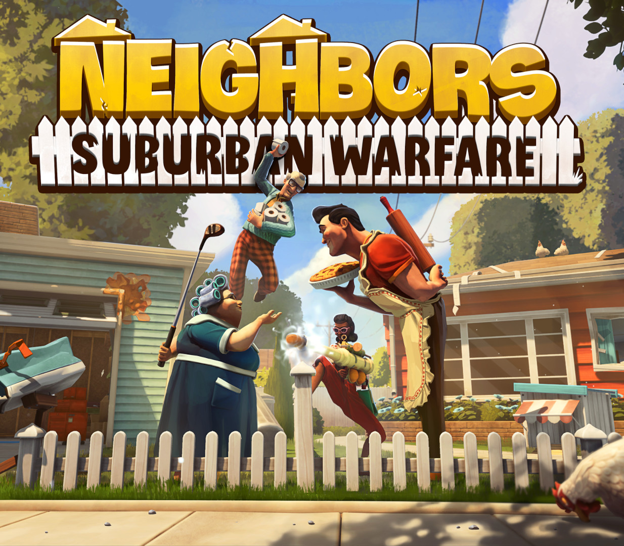 Neighbors: Suburban Warfare PC Steam CD Key Logo