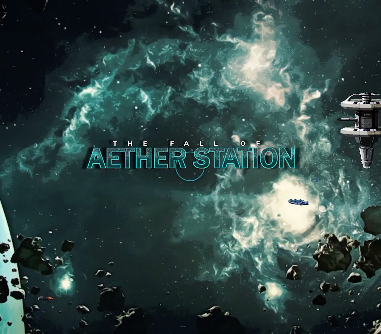 The Fall of Aether Station PC Steam CD Key Logo