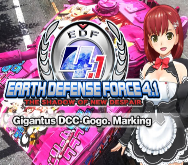 EARTH DEFENSE FORCE 4.1 - Gigantus DCC-Gogo. Marking DLC Steam CD Key Logo