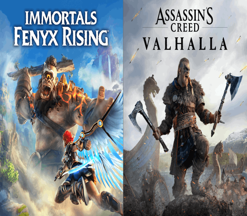 Assassin's Creed Valhalla + Immortals Fenyx Rising Bundle AR XBOX One / Xbox Series X|S CD Key Logo