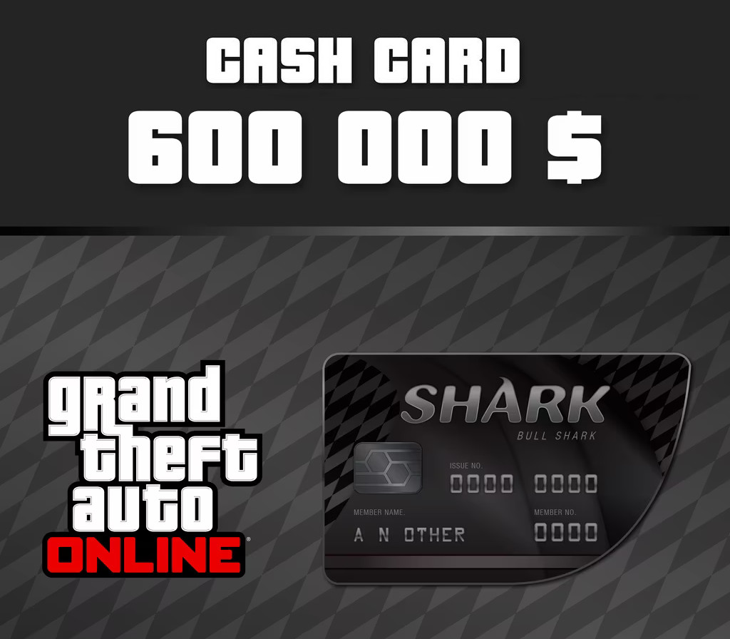 Grand Theft Auto Online - $600,000 Bull Shark Cash Card DE PS4 CD Key Logo