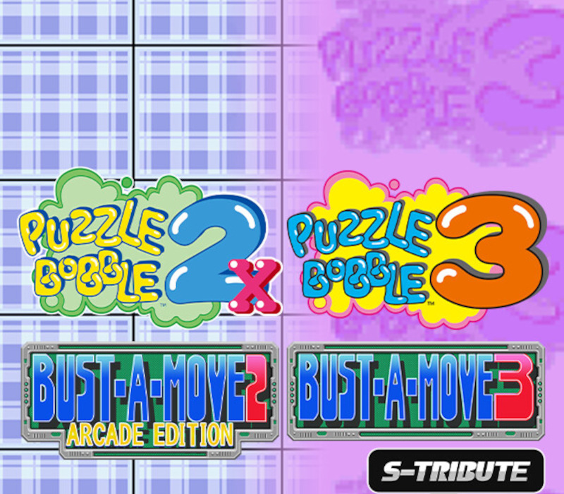Puzzle Bobble 2X/BUST-A-MOVE 2 Arcade Edition & Puzzle Bobble 3/BUST-A-MOVE 3 S-Tribute Bundle PC Steam CD Key Logo
