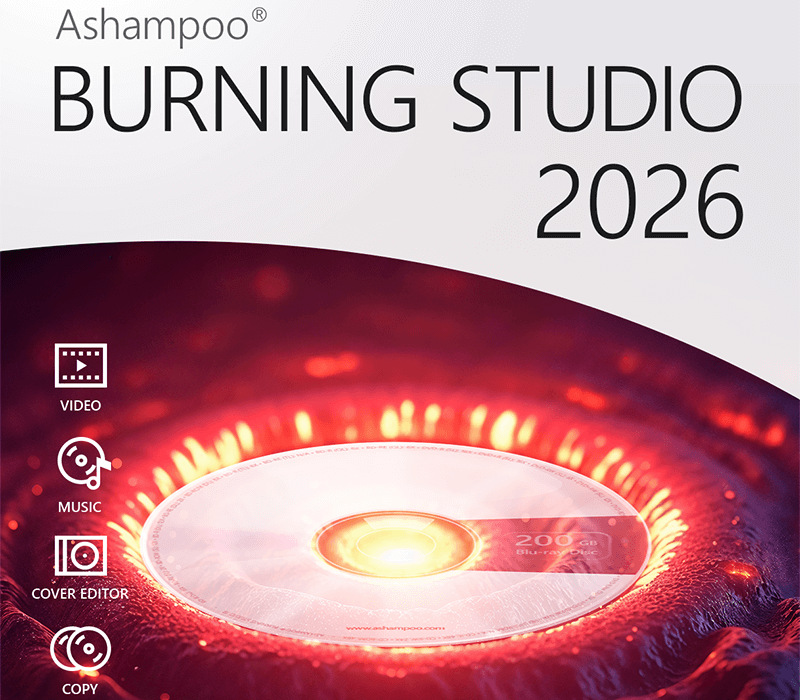 Ashampoo Burning Studio 2026 CD Key (2 PCs) Logo