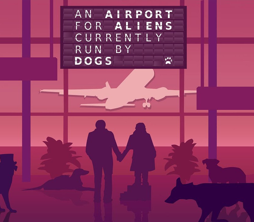 An Airport for Aliens Currently Run By Dogs PC Steam CD Key Logo