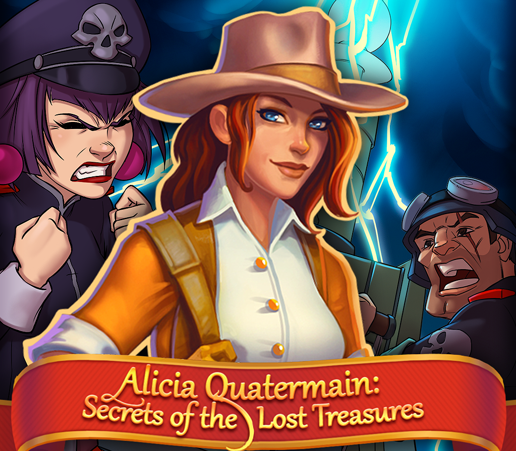 Alicia Quatermain: Secrets Of The Lost Treasures Steam CD Key Logo