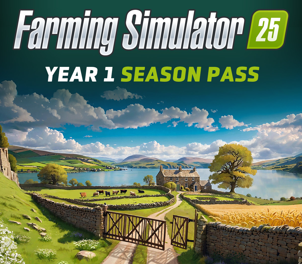 Farming Simulator 25 - Year 1 Season Pass DLC PC Steam CD Key Logo