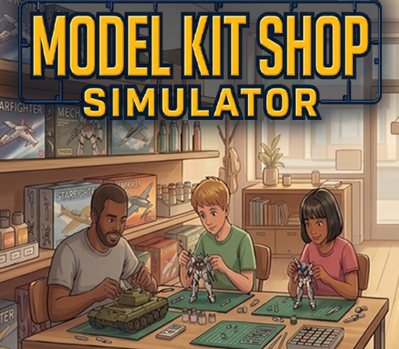 Model Kit Shop Simulator PC Steam CD Key Logo