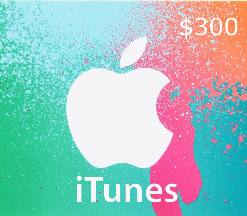 iTunes USD 300 Card US Logo
