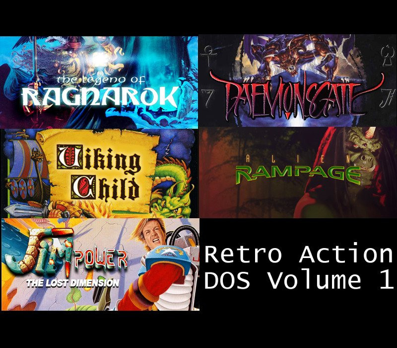 Retro Action DOS Volume 1 Steam CD Key Logo