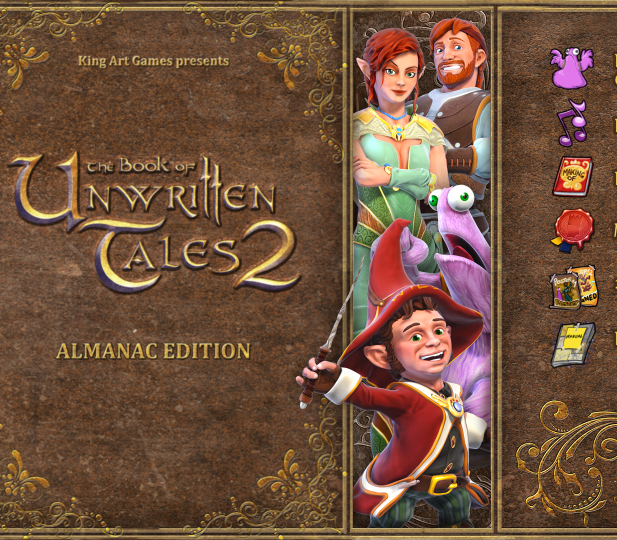 The Book of Unwritten Tales 2 - Almanac Edition Extras DLC Steam CD Key Logo