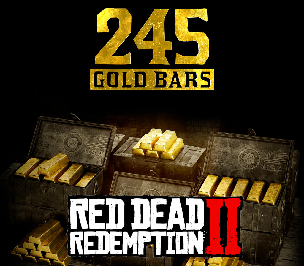 Red Dead Redemption 2 Online - 245 Gold Bars XBOX One CD Key Logo