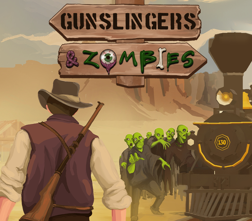 Gunslingers & Zombies PC Steam CD Key Logo
