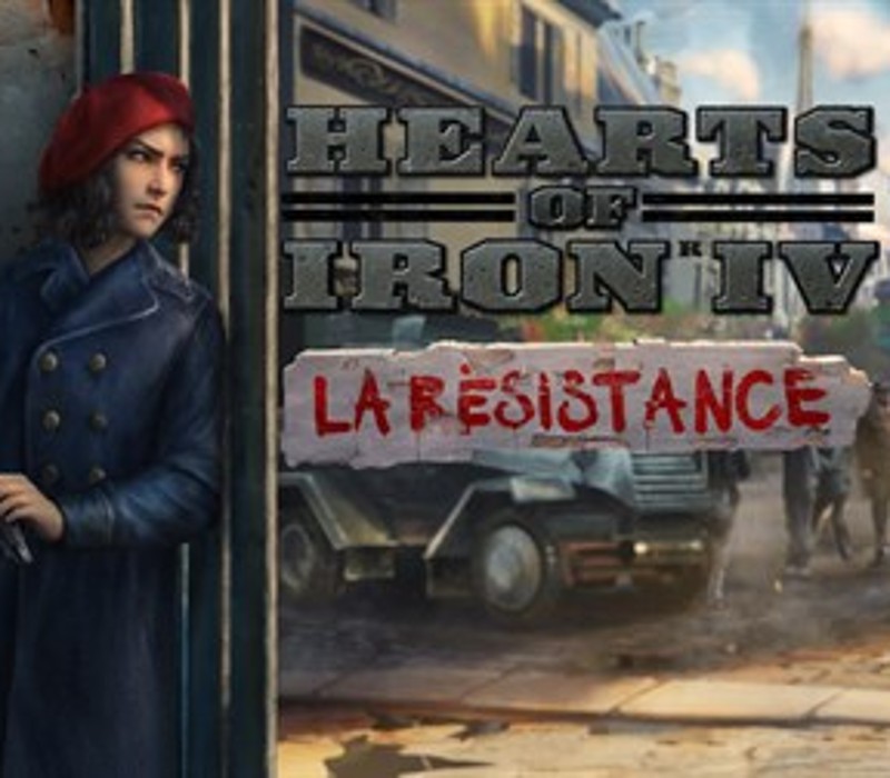 Hearts of Iron IV - La Résistance DLC PC Steam CD Key Logo