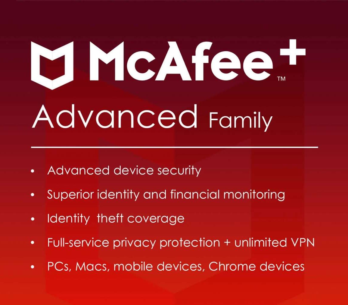 McAfee+ Advanced Family Security 2025 EU Key (1 Year / 6 Devices) Logo