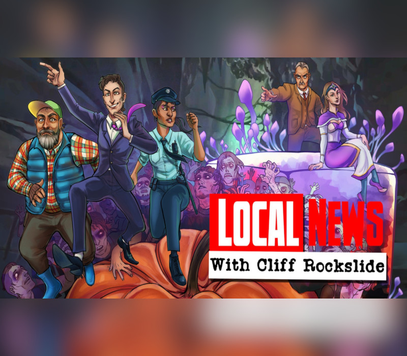 Local News with Cliff Rockslide Steam CD Key Logo