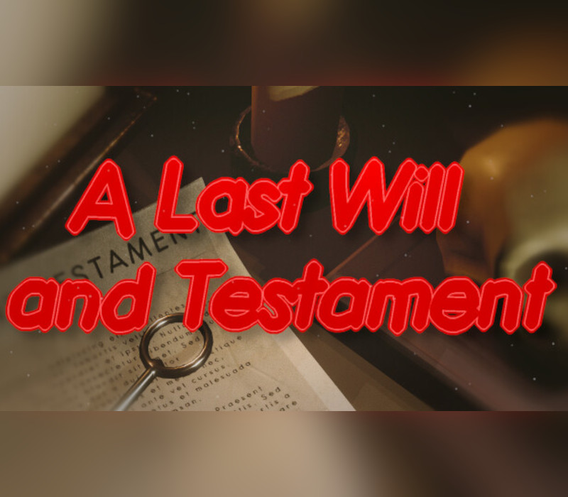 A Last will and Testament: Adventure Steam CD Key Logo