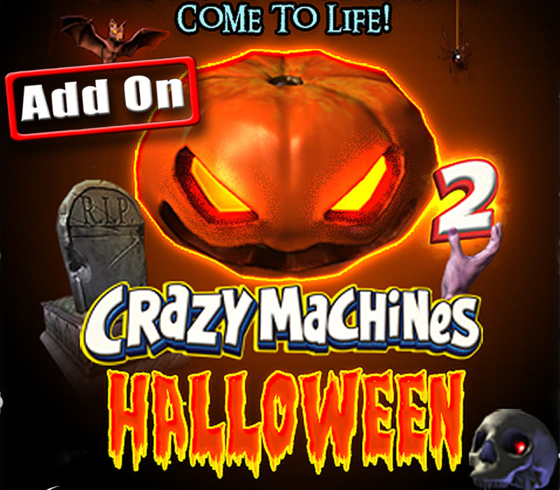 Crazy Machines 2 - Halloween DLC Steam CD Key Logo