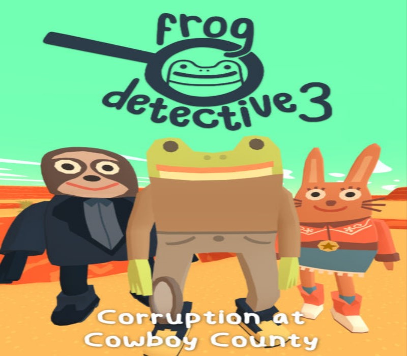 Frog Detective 3: Corruption at Cowboy County Steam CD Key Logo