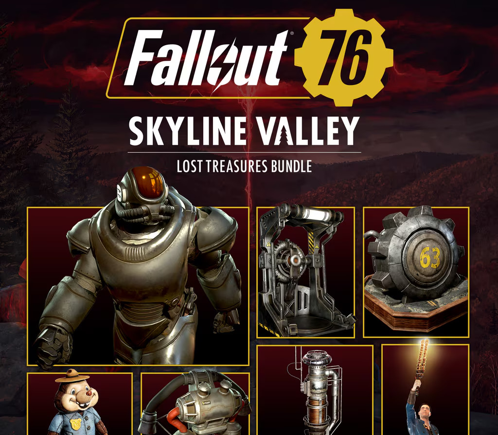 Fallout 76: Skyline Valley - Lost Treasures Bundle DLC PC Steam CD Key Logo