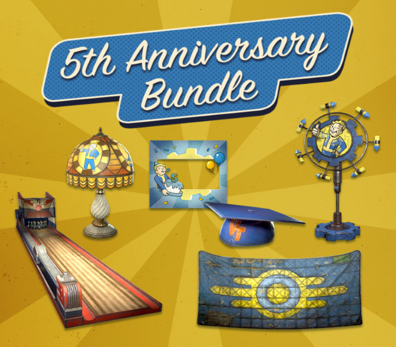 Fallout 76 - 5th Anniversary Bundle DLC XBOX One / Xbox Series X|S CD Key Logo