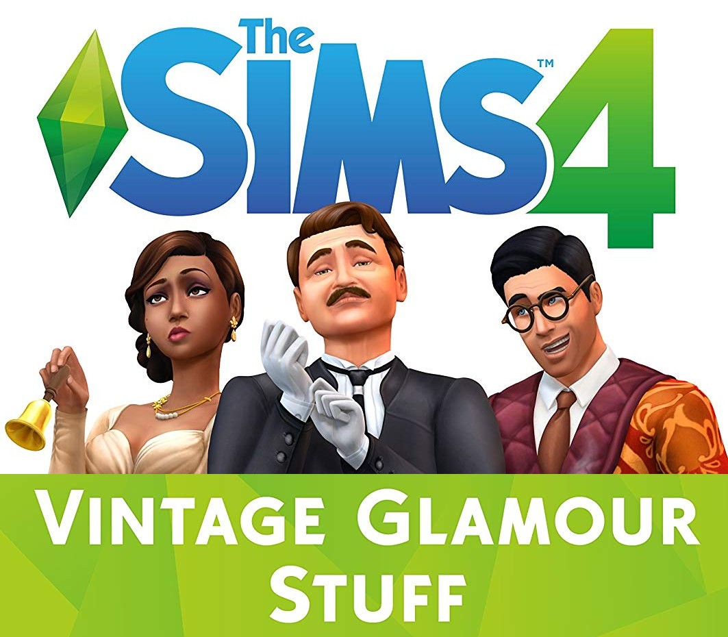The Sims 4 - Vintage Glamour Stuff DLC EU PC EA App CD Key Logo