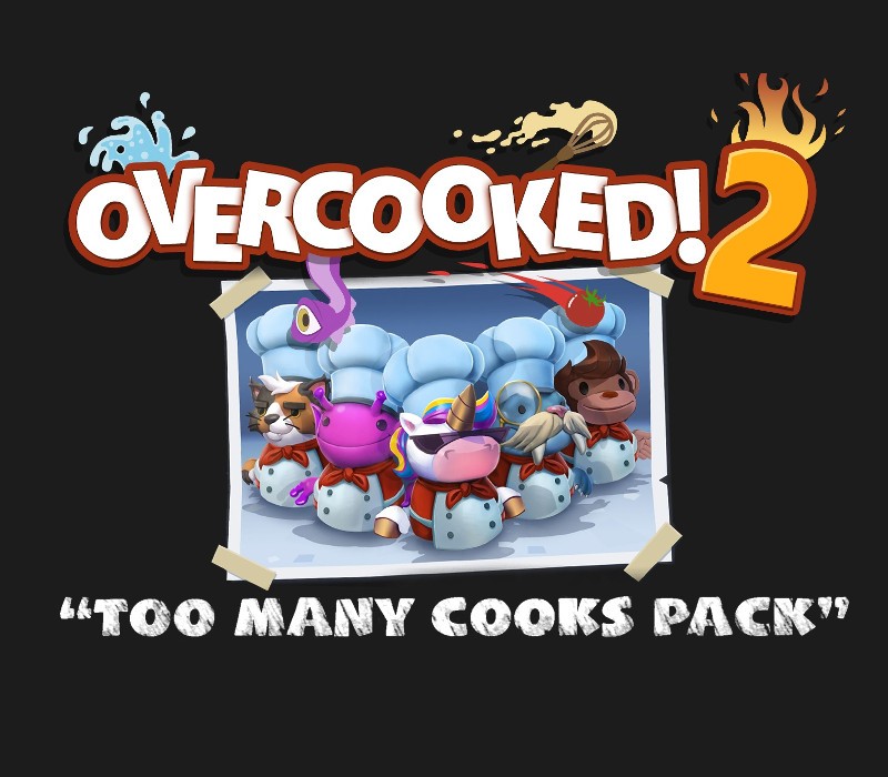 Overcooked! 2 + Too Many Cooks Pack DLC Bundle EU Steam CD Key Logo