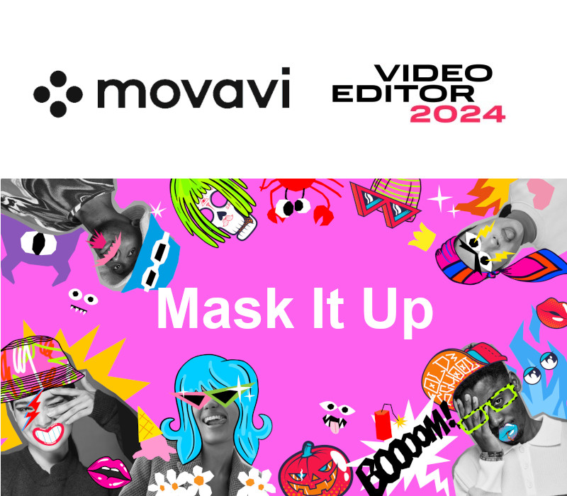 Movavi Video Editor 2024 - Mask It Up Pack DLC Steam CD Key Logo