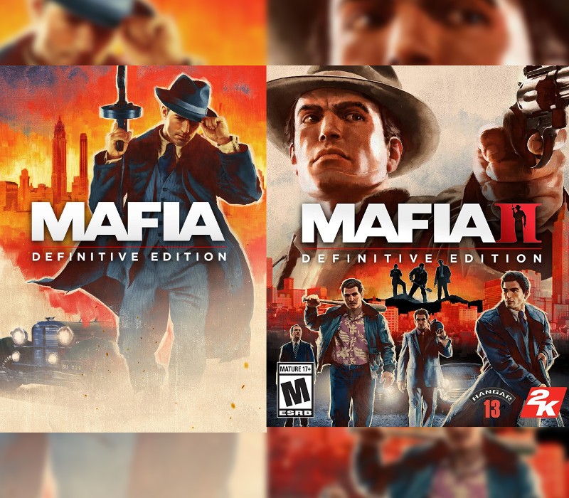 Mafia: Definitive Edition + Mafia II: Definitive Edition EU Steam CD Key Logo