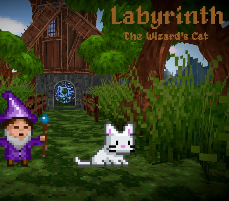 Labyrinth: The Wizard's Cat PC Steam CD Key Logo