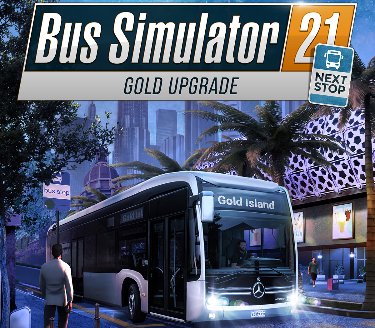 Bus Simulator 21 Next Stop - Gold Upgrade DLC PC Steam CD Key Logo